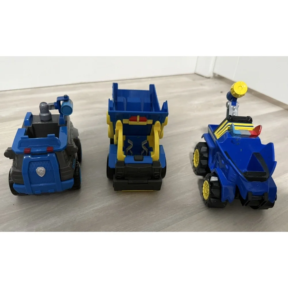 Paw Patrol Chase Police Truck Rubble Construction Truck Set Toy‎ Kids